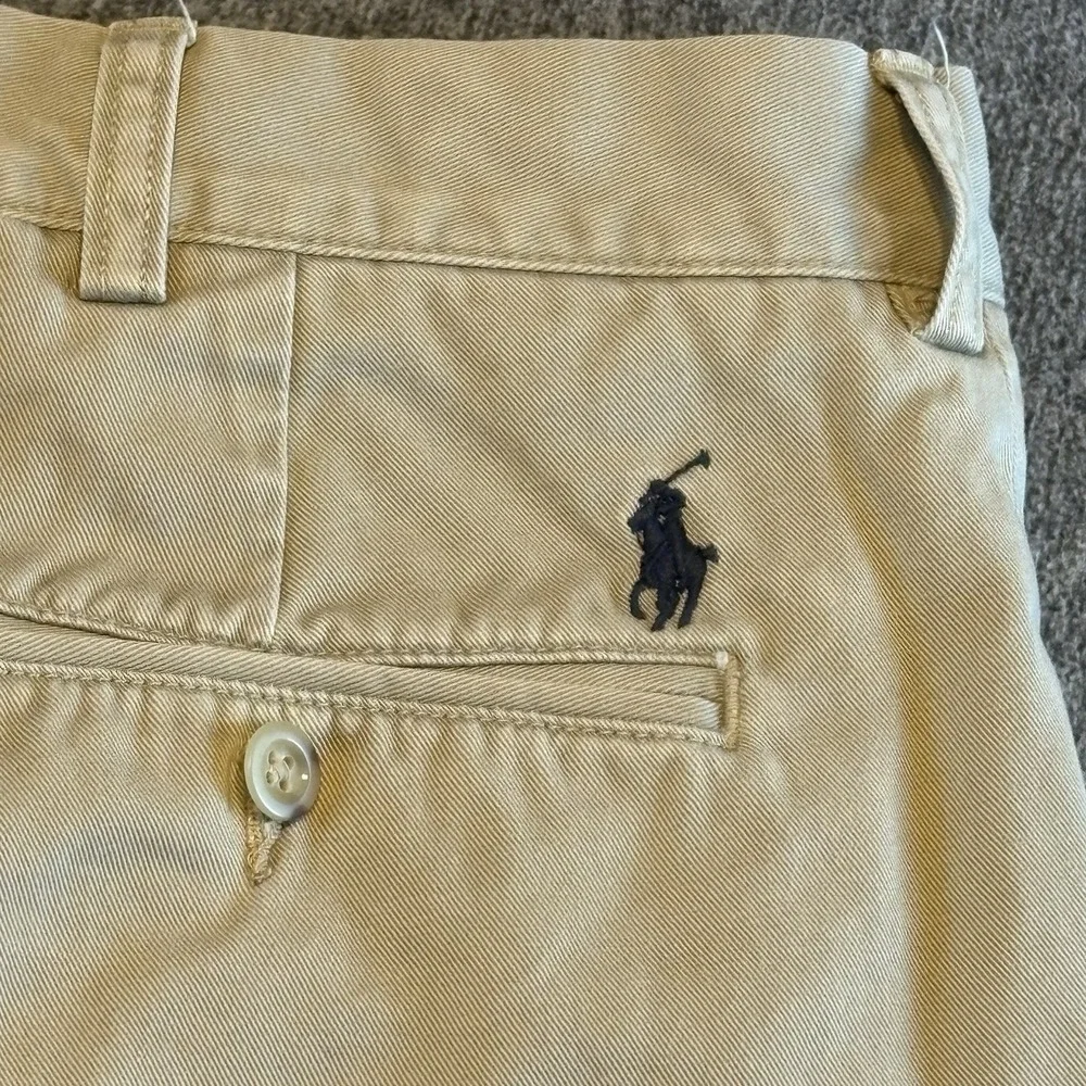 VTG Polo Ralph Lauren Preston Pant Khakis Mens 38X30 Fits 36x27‎ Classic Chino